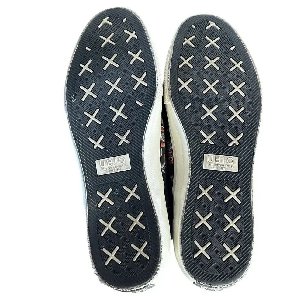 Three Tides Tattoo X Ubiq Slip On Shoes Mens 11 Sakura Fubuki Mutsuo Street RARE